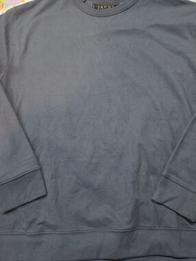Jachs NY mens large crew neck navy blue